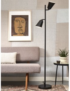 Kovová stojací lampa Bremen, černá | IT´S ABOUT ROMI-1 2