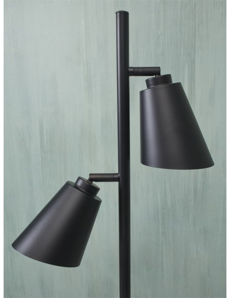 Kovová stojací lampa Bremen, černá | IT´S ABOUT ROMI-6