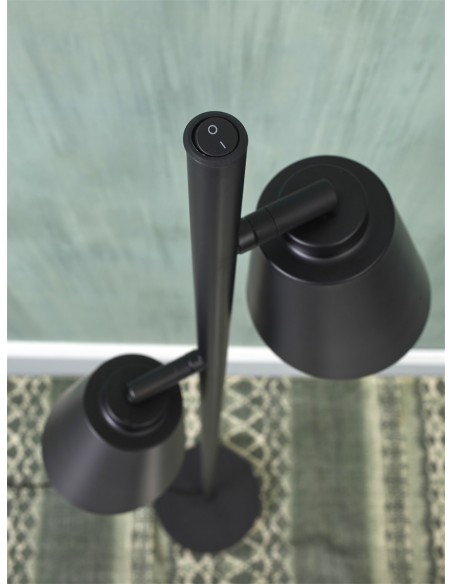 Kovová stojací lampa Bremen, černá | IT´S ABOUT ROMI-7