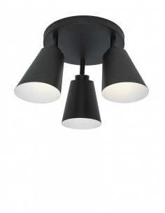 Ceiling lighting Bremen, 3 shades, black | IT'S ABOUT ROMI - 1
