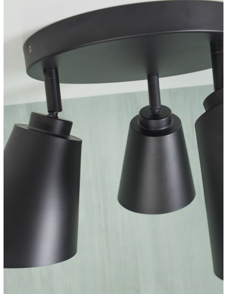 Stropní osvětlení Bremen, 3 stínítka, černé | IT´S ABOUT ROMI-7