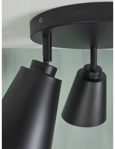 Stropní osvětlení Bremen, 3 stínítka, černé | IT´S ABOUT ROMI-8