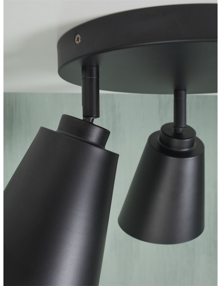 Stropní osvětlení Bremen, 3 stínítka, černé | IT´S ABOUT ROMI-8