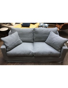 Pohovka Bruges se lněným, snímatelným potahem, šedá | HOME SPIRIT-1 2