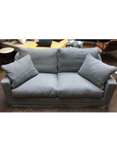 Pohovka Bruges se lněným, snímatelným potahem, šedá | HOME SPIRIT-2