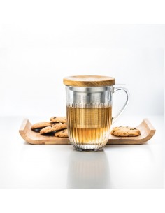 Skleněný hrnek Ouessant se sítkem | La Rochere-1 2