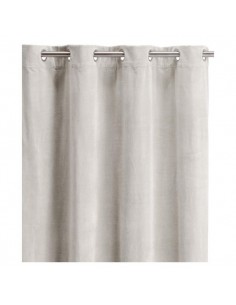 Elise Grege Velvet Curtain | VIVARAISE - 1