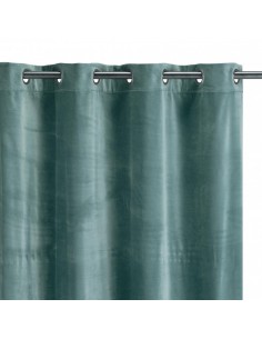 Elise Vert de Gris Velvet Curtain | VIVARAISE - 1