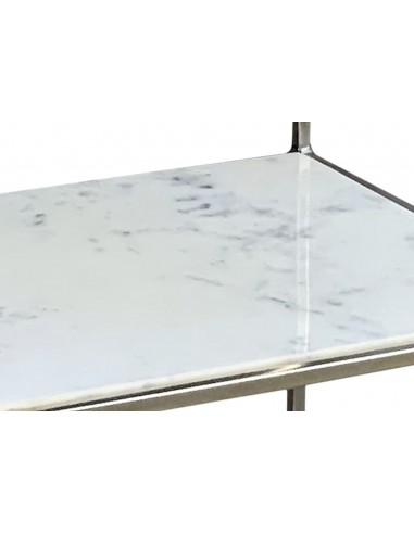 Kovová police s mramorem-3