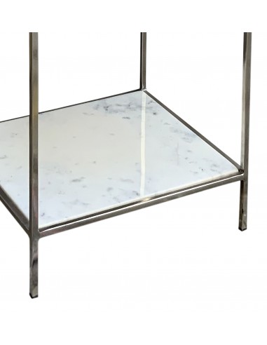 Kovová police s mramorem-4