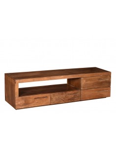 TV komoda z teakového dřeva, se šuplíky | dovoz Indie-1
