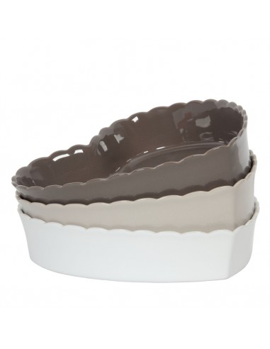 Baking cake tin in the shape of a heart, white | TABLE OF CONTENTS - 2