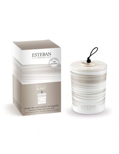 Bytové vůně Reve blanc, dekorativní vonná svíčka  | ESTEBAN-1