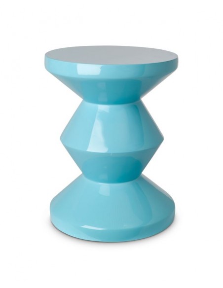Zig Zag table light blue | POLS POTTEN - 1