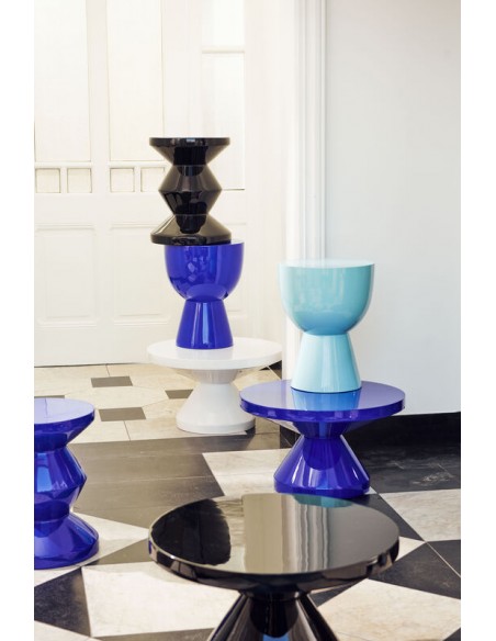 Zig Zag table light blue | POLS POTTEN - 2