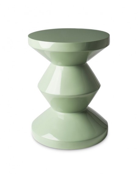 Zig Zag table olive green | POLS POTTEN - 1