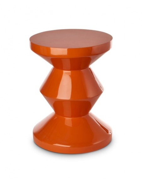 Zig Zag table orange | POLS POTTEN - 1