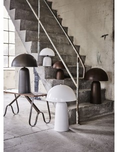 Stolní lampa Fungi velká, bílá | AFFARI-1 2