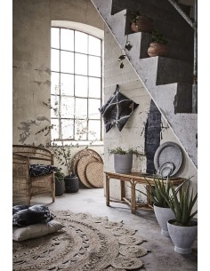 Rakel M flower pot cover, light gray | AFFARI - 1 2