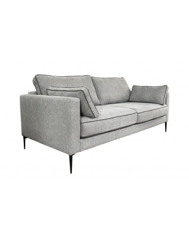Moderní 2-místná pohovka PETER v šedém potahu 2.cat | HOME SPIRIT-3