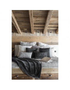 Throw / plaid Tender 150x200, Asphalte | VIVARAISE - 1 2