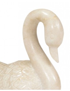 Mramorová dekorace - labuť-1 2