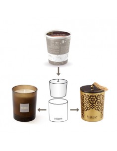 Home fragrance Legend of the Orient, replacement candle refill | ESTEBAN - 1 2