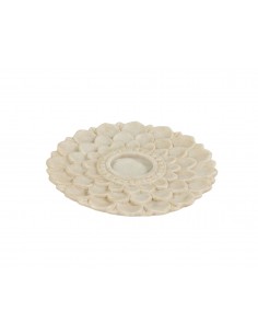 Marble coaster Lotus medium, cut out - 1