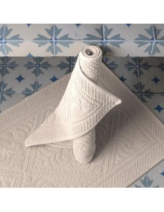 Bathroom rug Enzo 54x64 Cement | VIVARAISE - 1 2