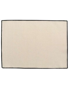 Set of 2 Laora placemats, recycled, white | WINKLER - 1