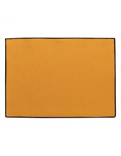 Set of 2 placemats Laora, recycled, yellow | WINKLER - 1