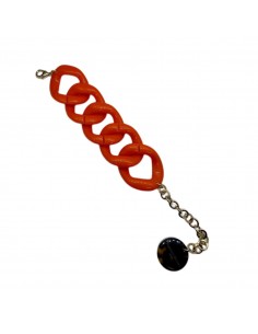 Chain bracelet orange| FRANCINE BRAMLI - 2 2