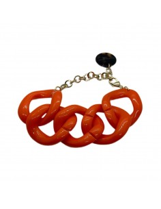 Chain bracelet orange| FRANCINE BRAMLI - 2