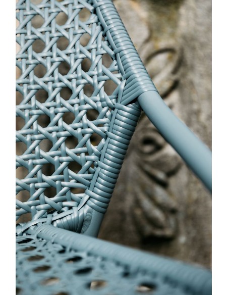 Zahradní hliníkové křeslo Croisette s výpletem | FERMOB j