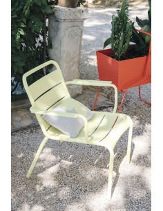 Metal armchair Luxembourg lounge | FERMOB - 24 2