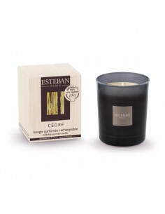 Bytová vůně Cedr, vonná svíčka | ESTEBAN-1
