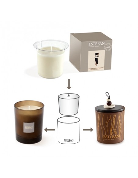 Home fragrance Cedar, scented candle | ESTEBAN - 2