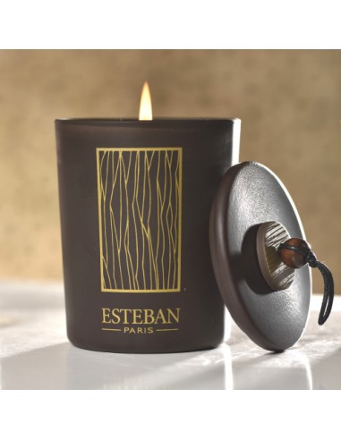 Bytová vůně Cedr, dekorativní vonná svíčka  | ESTEBAN-2