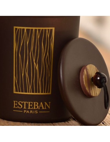 Bytová vůně Cedr, dekorativní vonná svíčka  | ESTEBAN-3