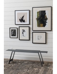 Kovová lavička Origami - indoor / outdoor | FERMOB 2