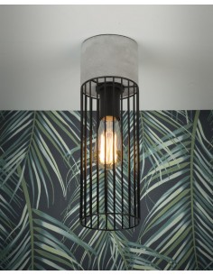 Stropní světlo MEMPHIS černé | IT´S ABOUT ROMI-1 2