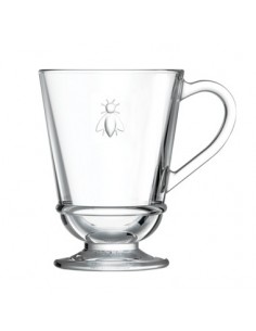 Skleněný hrnek s motivem Včely, 28cl  | LA ROCHÈRE-1