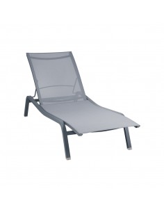 Garden aluminium deckchair Alizé XS with weave| FERMOB - 8 2