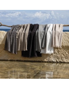 Towel Zoe 50x100 Carbon | VIVARAISE - 1 2