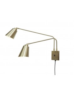 Wall light with 2 arms Bremen, gold | IT´S ABOUT ROMI - 1