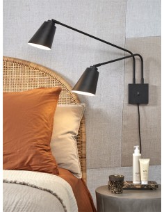 Wall light with 2 arms Bremen, black | IT´S ABOUT ROMI - 1 2