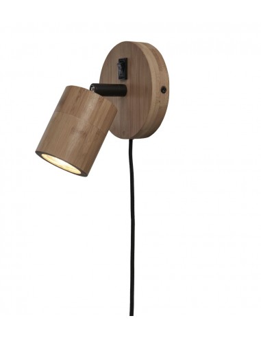 Nástěnné bambusové osvětlení Java - Spot, přírodní | GOOD&MOJO-1