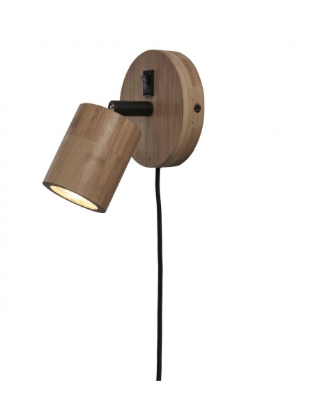 Nástěnné bambusové osvětlení Java - Spot, přírodní | GOOD&MOJO-1