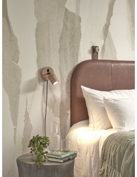 Nástěnné bambusové osvětlení Java - Spot, přírodní | GOOD&MOJO-4