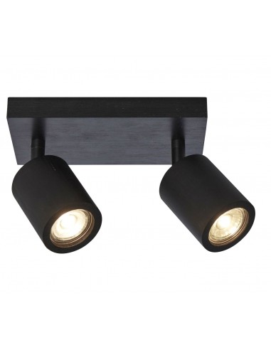 Stropní bambusové osvětlení Java - Spot, černé | GOOD&MOJO-1